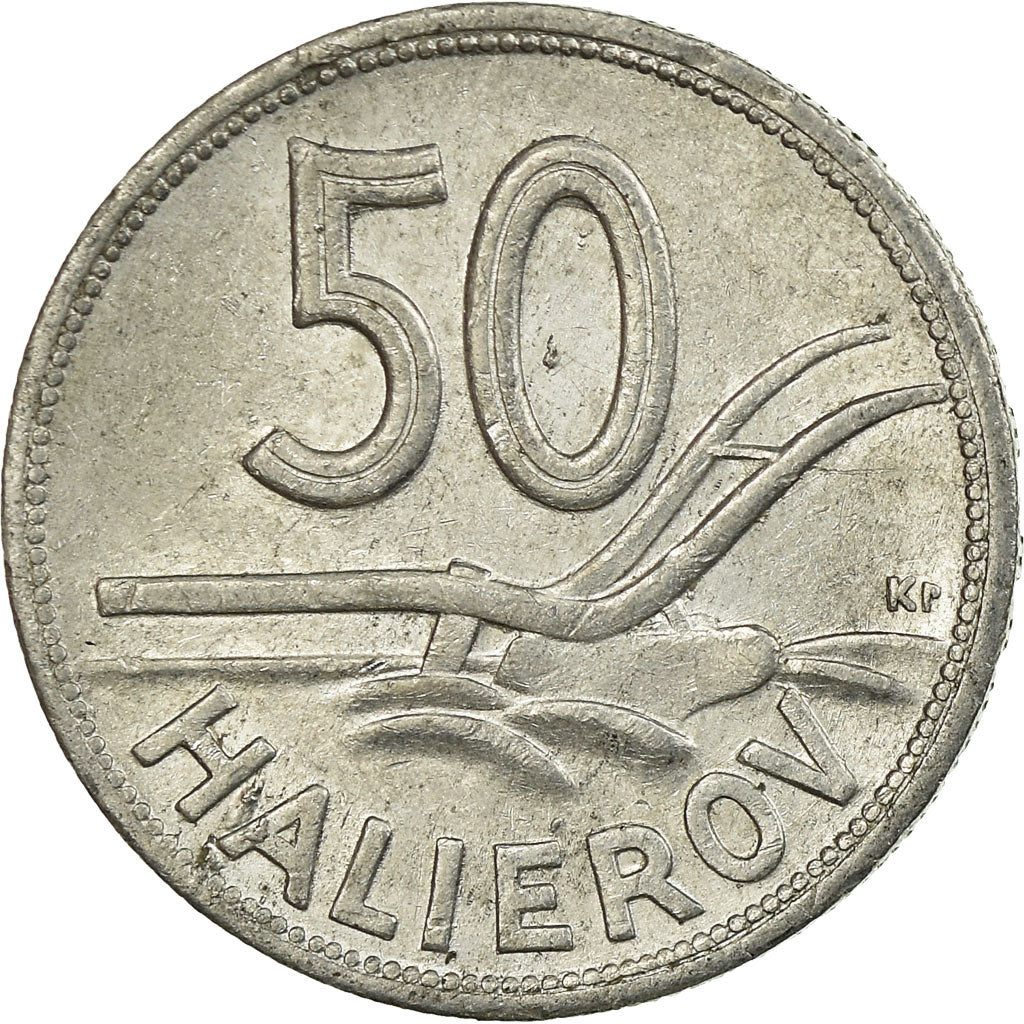 Monnaie, Slovaquie, 50 Halierov, 1943, TB+, Aluminium, KM:5a