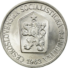 Coin, Czechoslovakia, 25 Haleru, 1963, AU(55-58), Aluminum, KM:54