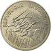 Coin, Gabon, 100 Francs, 1971, Paris, AU(55-58), Nickel, KM:12