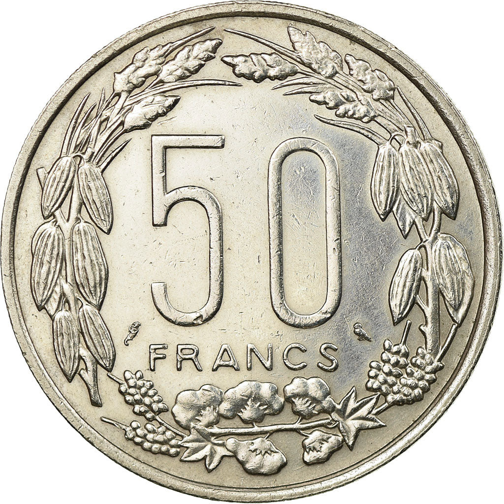 Coin, EQUATORIAL AFRICAN STATES, 50 Francs, 1961, Paris, EF(40-45)