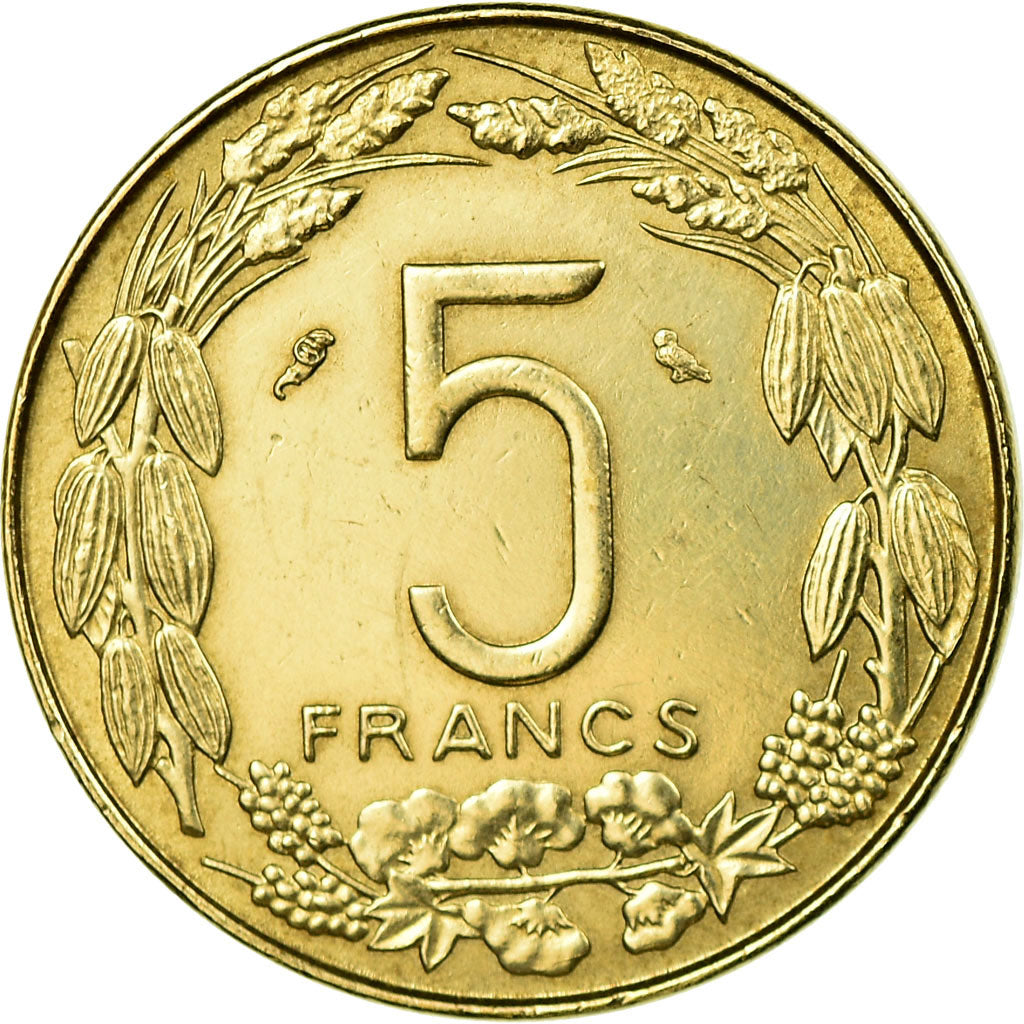 Coin, EQUATORIAL AFRICAN STATES, 5 Francs, 1970, Paris, EF(40-45)