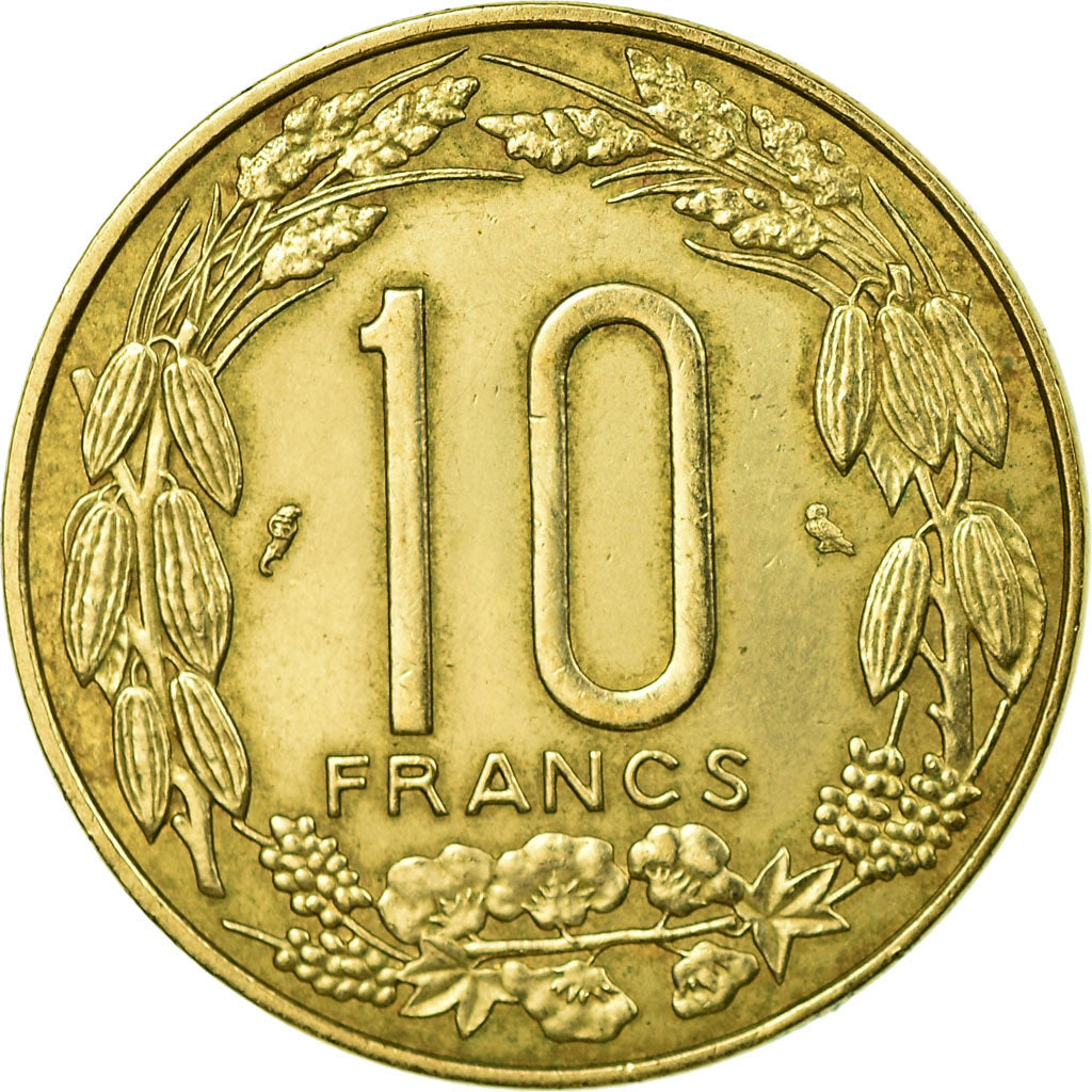 Coin, EQUATORIAL AFRICAN STATES, 10 Francs, 1969, Paris, EF(40-45)
