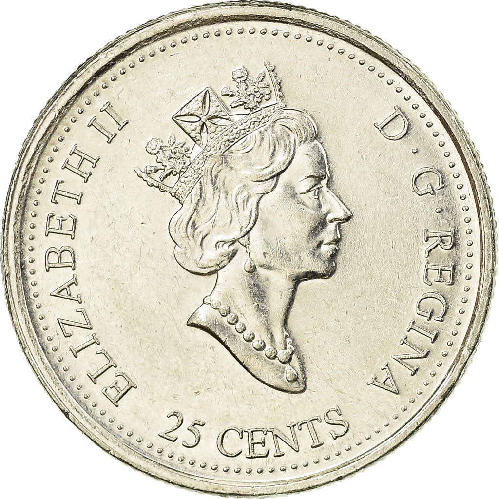 Moneta, Canada, Elizabeth II, 25 Cents, 2000, Royal Canadian Mint, Ottawa