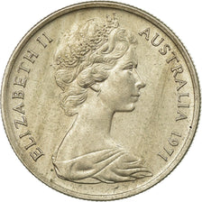 Coin, Australia, Elizabeth II, 5 Cents, 1971, EF(40-45), Copper-nickel, KM:64