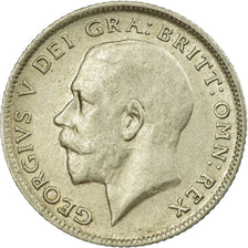 Münze, Großbritannien, George V, 6 Pence, 1922, SS+, Silber, KM:815a.1