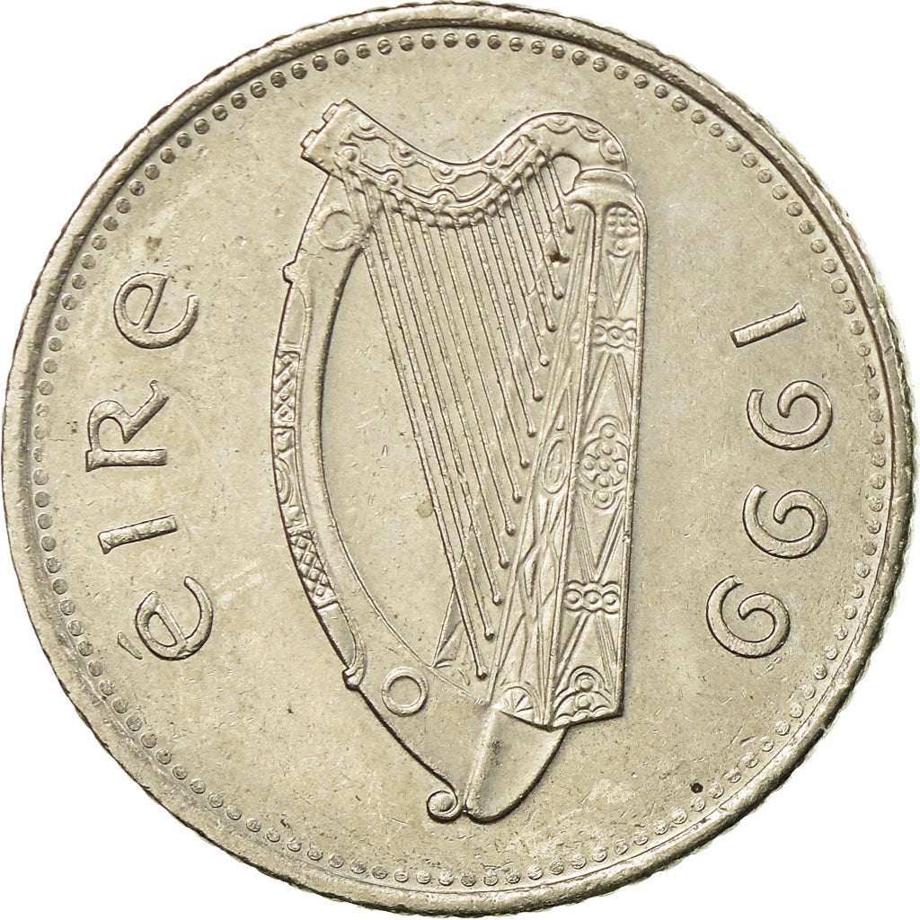 Coin, IRELAND REPUBLIC, 10 Pence, 1999, EF(40-45), Copper-nickel, KM:29