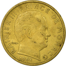 Coin, Monaco, Rainier III, 50 Centimes, 1962, EF(40-45), Aluminum-Bronze