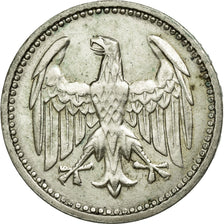 Coin, GERMANY, WEIMAR REPUBLIC, 3 Mark, 1924, Stuttgart, AU(55-58), Silver
