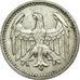 Coin, GERMANY, WEIMAR REPUBLIC, 3 Mark, 1924, Stuttgart, AU(55-58), Silver