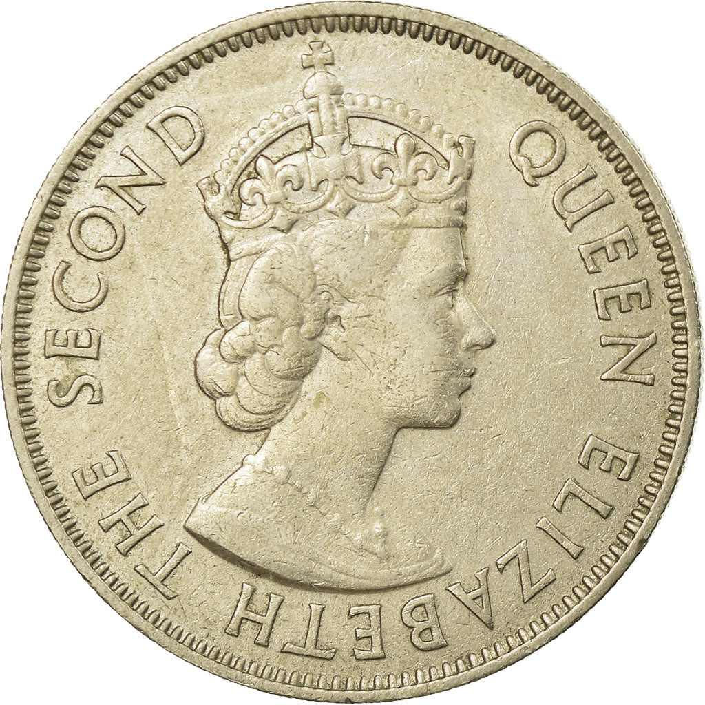Coin, Cyprus, 100 Mils, 1955, EF(40-45), Copper-nickel, KM:37
