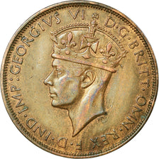 Moneda, Jersey, George VI, 1/12 Shilling, 1947, MBC, Bronce, KM:18