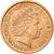 Coin, Gibraltar, Elizabeth II, Penny, 2000, AU(55-58), Copper Plated Steel