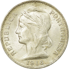 Coin, Portugal, 50 Centavos, 1916, AU(55-58), Silver, KM:561