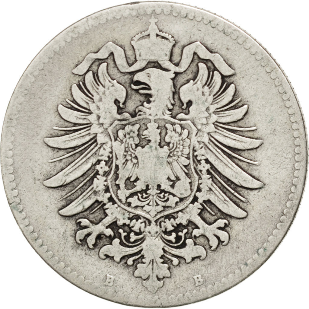 GERMANY - EMPIRE, Mark, 1875, Hanovre, KM #7, VF(30-35), Silver, 24, 5.34