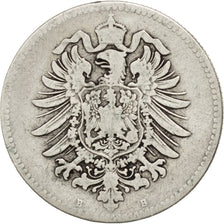 GERMANY - EMPIRE, Mark, 1875, Hanovre, KM #7, VF(30-35), Silver, 24, 5.34