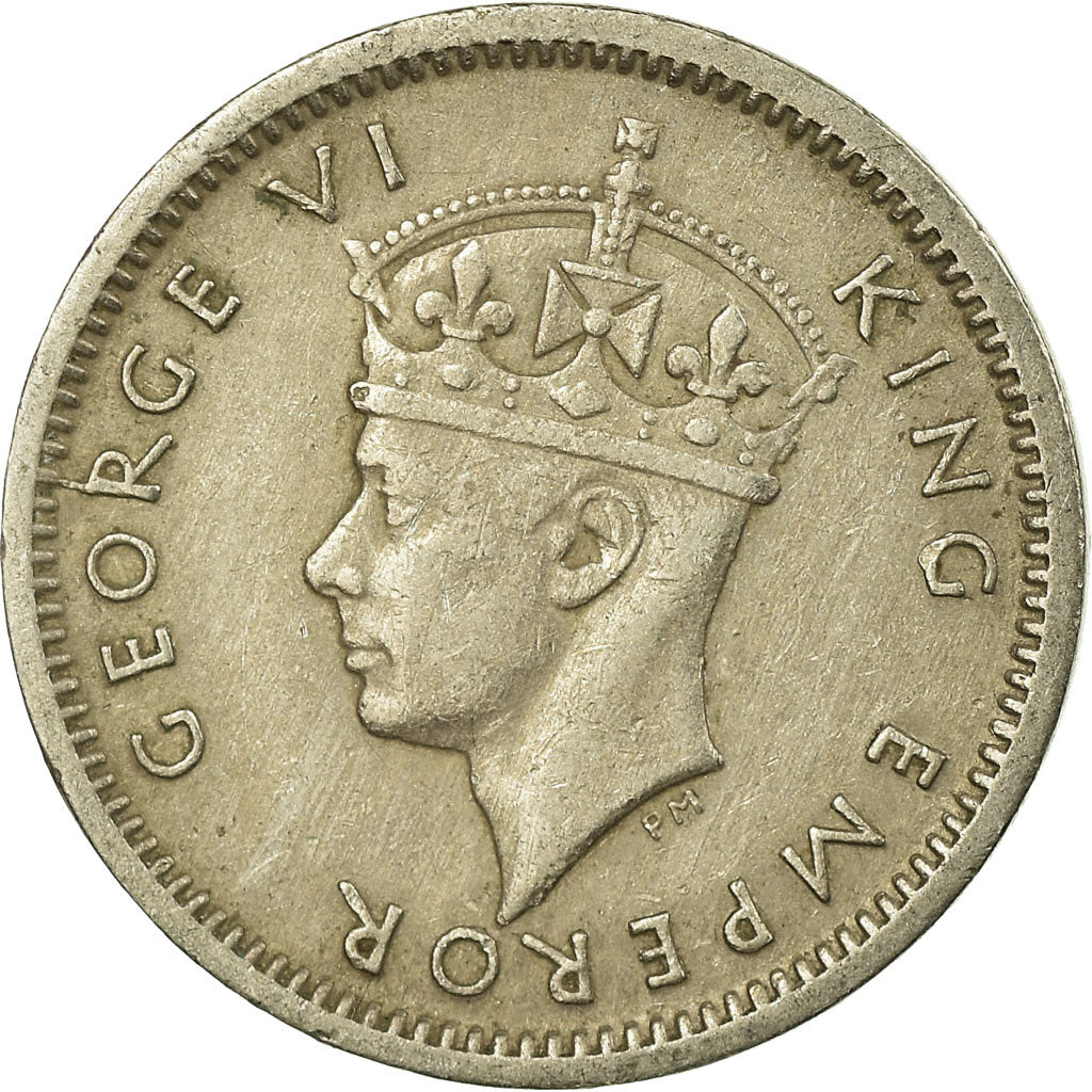 Moneda, Rodesia del Sur, George VI, 3 Pence, 1947, MBC, Cobre - níquel, KM:16b