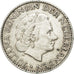 NETHERLANDS, Gulden, 1957, KM #184, EF(40-45), Silver, 25, 6.44