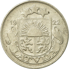 Coin, Latvia, 10 Santimu, 1922, EF(40-45), Nickel, KM:4