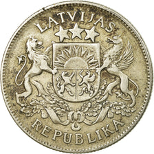 Moneta, Lettonia, 2 Lati, 1925, BB, Argento, KM:8