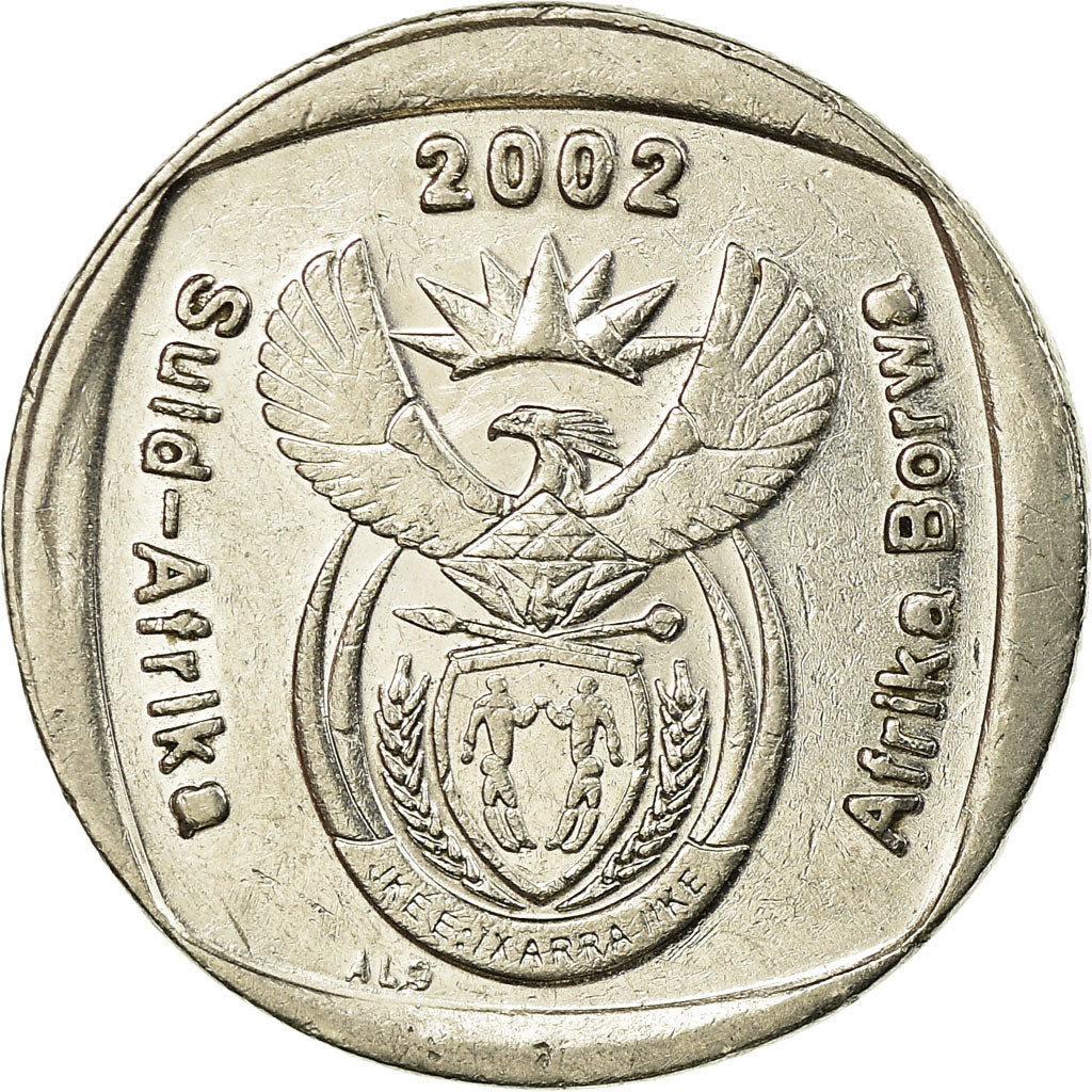 Coin, South Africa, Rand, 2002, Pretoria, EF(40-45), Nickel Plated Copper