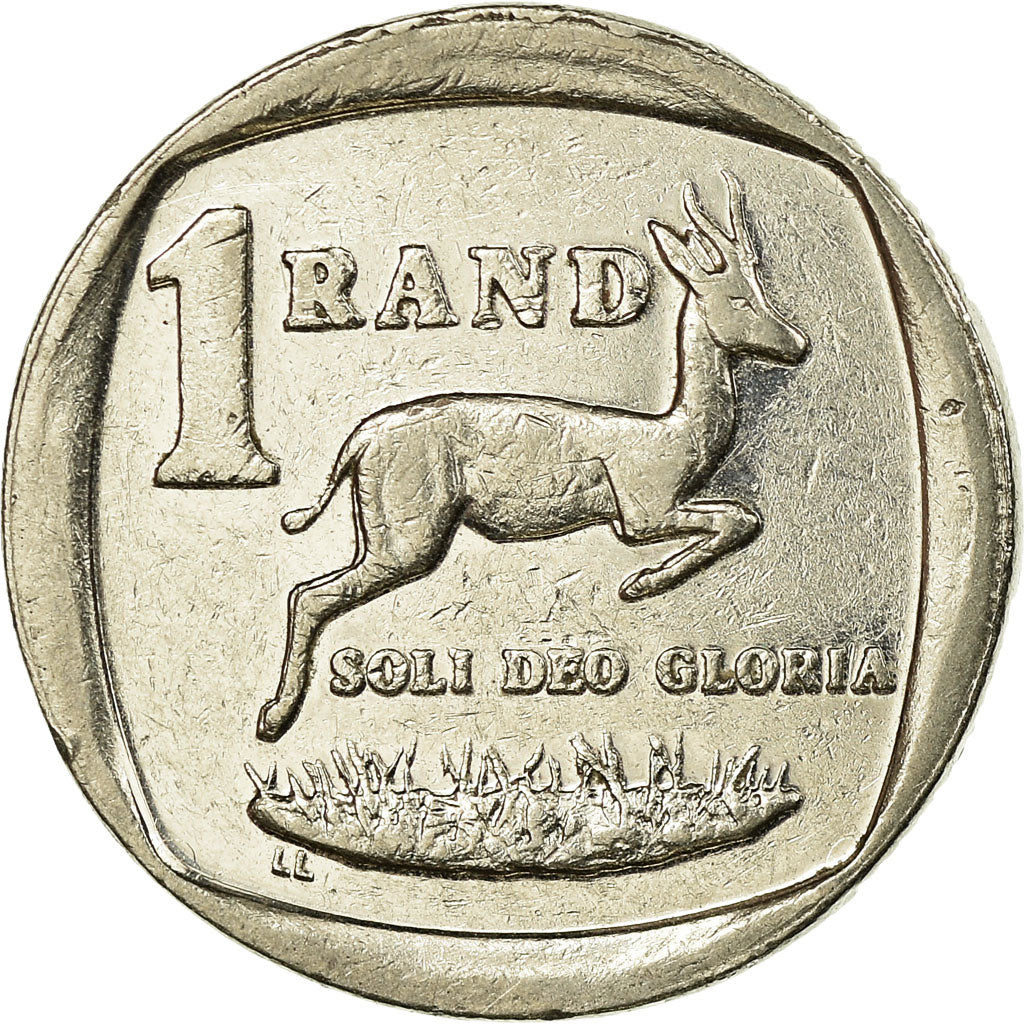 Coin, South Africa, Rand, 2002, Pretoria, EF(40-45), Nickel Plated Copper
