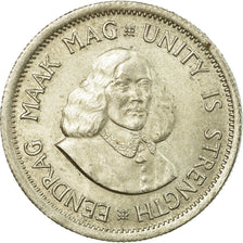 Coin, South Africa, 10 Cents, 1962, EF(40-45), Silver, KM:60