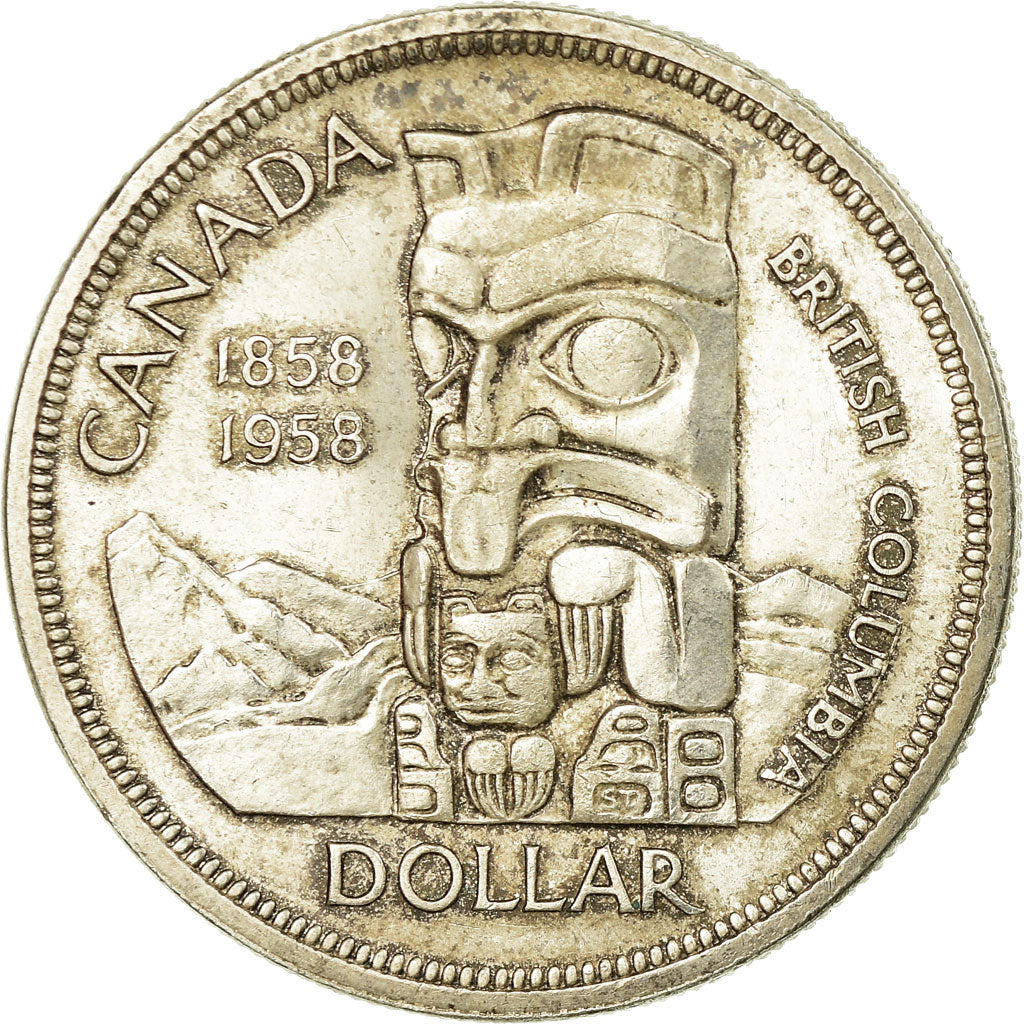 Coin, Canada, Elizabeth II, Dollar, 1958, Royal Canadian Mint, Ottawa