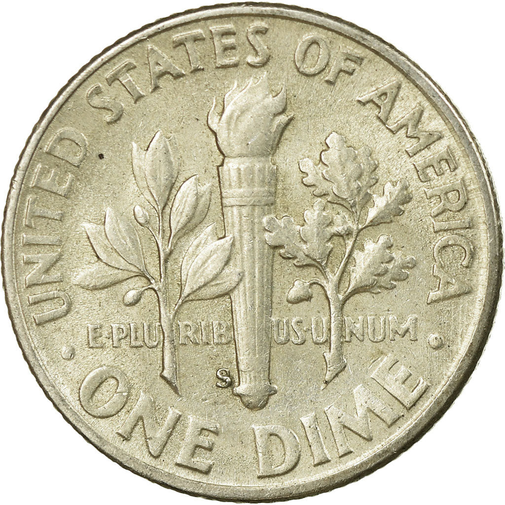 Munten, Verenigde Staten, Roosevelt Dime, Dime, 1951, U.S. Mint, San Francisco