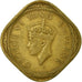 Moneta, INDIA - BRITANNICA, George VI, 2 Annas, 1949, BB, Nichel-ottone, KM:541a