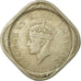 Coin, INDIA-BRITISH, George VI, 2 Annas, 1940, EF(40-45), Copper-nickel, KM:541