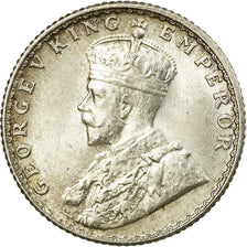 Coin, INDIA-BRITISH, George V, 1/4 Rupee, 1936, EF(40-45), Silver, KM:518