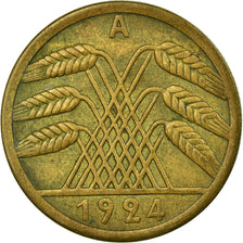 Coin, GERMANY, WEIMAR REPUBLIC, 50 Rentenpfennig, 1924, Berlin, EF(40-45)