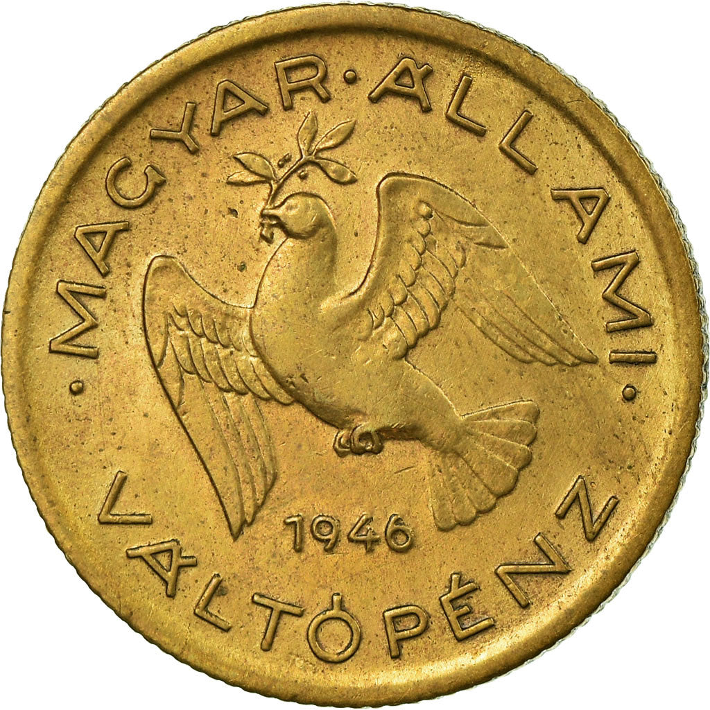 Moeda, Hungria, 10 Filler, 1946, Budapest, EF(40-45), Alumínio-Bronze, KM:530