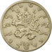 Coin, Czechoslovakia, 50 Haleru, 1921, EF(40-45), Copper-nickel, KM:2