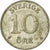 Coin, Sweden, Gustaf V, 10 Öre, 1941, VF(30-35), Silver, KM:780