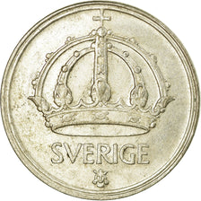 Coin, Sweden, Gustaf V, 50 Öre, 1949, VF(30-35), Silver, KM:817