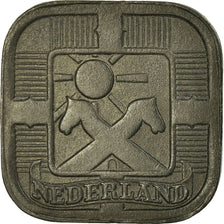 Coin, Netherlands, Wilhelmina I, 5 Cents, 1942, VF(30-35), Zinc, KM:172