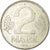 Moneda, REPÚBLICA DEMOCRÁTICA ALEMANA, 2 Mark, 1974, Berlin, MBC, Aluminio
