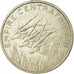 Coin, Central African Republic, 100 Francs, 1978, EF(40-45), Nickel, KM:8