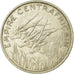 Coin, Central African Republic, 100 Francs, 1978, EF(40-45), Nickel, KM:8
