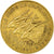 Moneda, Estados del África central, 10 Francs, 1980, Paris, MBC, Aluminio -
