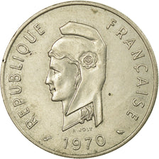 Coin, FRENCH AFARS & ISSAS, 100 Francs, 1970, Paris, EF(40-45), Copper-nickel
