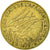 Coin, Central African States, 5 Francs, 1977, Paris, EF(40-45), Aluminum-Bronze