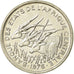 Coin, Central African States, 50 Francs, 1976, Paris, AU(55-58), Nickel, KM:11