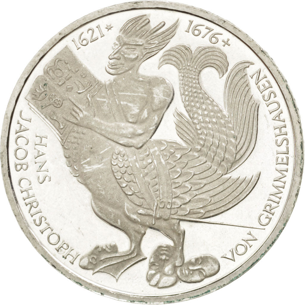 GERMANY - FEDERAL REPUBLIC, 5 Mark, 1976, Munich, KM #144, MS(60-62), Silver,...