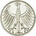 Coin, GERMANY - FEDERAL REPUBLIC, 5 Mark, 1970, Karlsruhe, AU(50-53), Silver