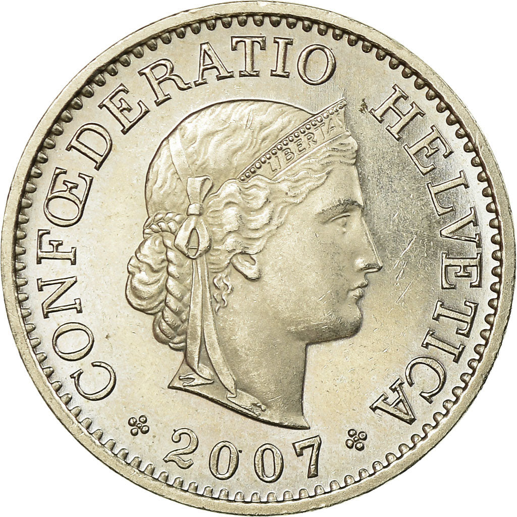 Monnaie, Suisse, 10 Rappen, 2007, Bern, Proof, SUP, Copper-nickel, KM:27