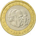 Monaco, Euro, 2001, EF(40-45), Bi-Metallic, KM:173