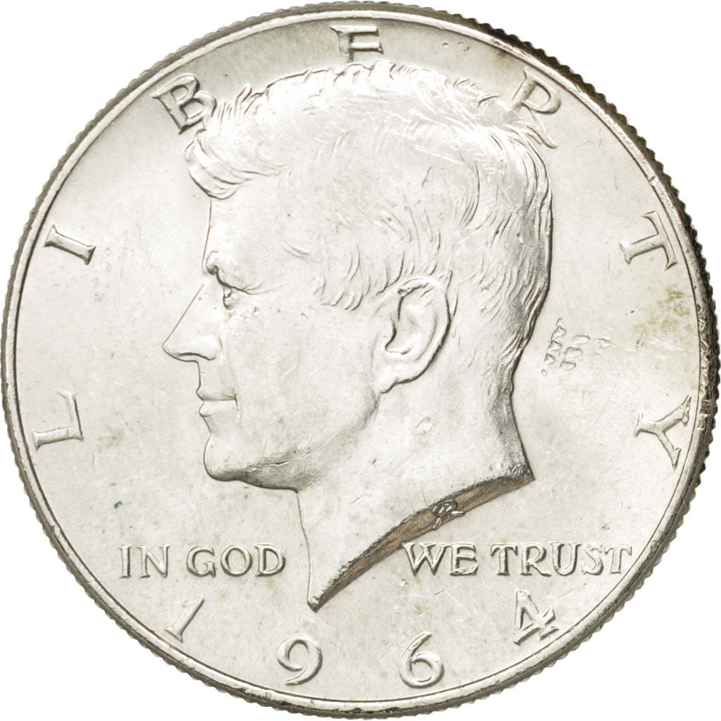 UNITED STATES, Kennedy Half Dollar, Half Dollar, 1964, U.S. Mint, KM #202,...