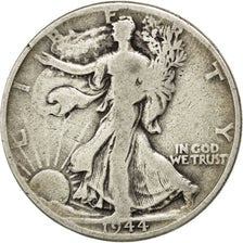 UNITED STATES, Walking Liberty Half Dollar, Half Dollar, 1944, U.S. Mint, KM...